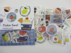 Cute Kawaii Papier Platz Flake Stickers Sack - Fruit Sweet Small things - for Journal Agenda Planner Scrapbooking Craft