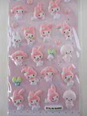 Vintage Rare ❤︎ *ੈ✩‧₊˚ Collectible ✿ Gift - Cute Kawaii Sanrio Sticker Sheet - My Melody 2006 A - for Journal Planner Craft Agenda Diary Project Gift Favorite