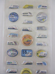 Vintage Rare ❤︎ *ੈ✩‧₊˚ Collectible ✿ Gift - Cute Kawaii Sanrio Sticker Sheet - Shinkansen Train 2005 A - for Journal Planner Craft Agenda Diary Project Gift Favorite