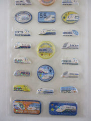 Vintage Rare ❤︎ *ੈ✩‧₊˚ Collectible ✿ Gift - Cute Kawaii Sanrio Sticker Sheet - Shinkansen Train 2005 A - for Journal Planner Craft Agenda Diary Project Gift Favorite