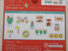Cute Kawaii World Craft Flake Stickers Sack - Candy Sweets - for Journal Agenda Planner Scrapbooking Craft