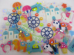 Cute Kawaii World Craft Flake Stickers Sack - Park Playground - for Journal Agenda Planner Scrapbooking Craft