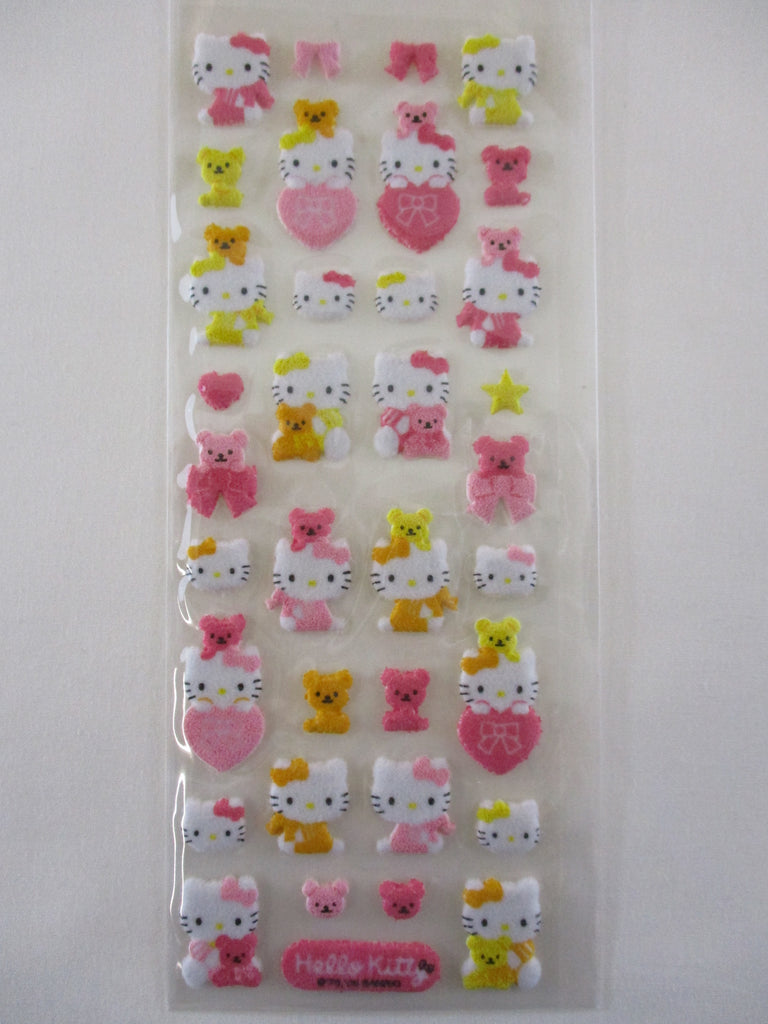 Vintage Rare ❤︎ *ੈ✩‧₊˚ Collectible ✿ Gift - Cute Kawaii Sanrio Sticker Sheet - Hello Kitty 2004 A - for Journal Planner Craft Agenda Diary Project Gift Favorite