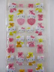 Vintage Rare ❤︎ *ੈ✩‧₊˚ Collectible ✿ Gift - Cute Kawaii Sanrio Sticker Sheet - Hello Kitty 2004 A - for Journal Planner Craft Agenda Diary Project Gift Favorite