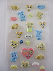 Vintage Rare ❤︎ *ੈ✩‧₊˚ Collectible ✿ Gift - Cute Kawaii Sanrio Sticker Sheet - Chibimaru Dog 2004 A - for Journal Planner Craft Agenda Diary Project Gift Favorite
