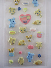 Vintage Rare ❤︎ *ੈ✩‧₊˚ Collectible ✿ Gift - Cute Kawaii Sanrio Sticker Sheet - Chibimaru Dog 2004 A - for Journal Planner Craft Agenda Diary Project Gift Favorite