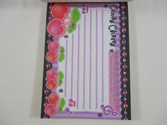 Cute Kawaii HTF Vintage Collectible Kamio Candy Cherry 4 x 6 Inch Notepad / Memo Pad - Stationery Designer Paper Collection