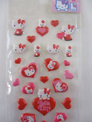 Vintage Rare ❤︎ *ੈ✩‧₊˚ Collectible ✿ Gift - Cute Kawaii Sanrio Sticker Sheet - Hello Kitty 2007 A - for Journal Planner Craft Agenda Diary Project Gift Favorite