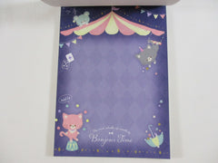 Cute Kawaii VHTF Q-lia Cat Bonjour Time 4 x 6 Inch Notepad / Memo Pad - Stationery Designer Paper Collection