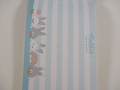 Cute Kawaii Q-Lia Rabbit 4 x 6 Inch Notepad / Memo Pad - B - Stationery Designer Paper Collection