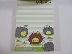Cute Kawaii VHTF Vintage Rare Collectible Kamio Hedgehog 4 x 6 Inch Notepad / Memo Pad - Stationery Designer Paper Collection