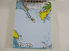 Cute Kawaii VHTF Vintage Rare Collectible Kamio Petanimaru Animals 4 x 6 Inch Notepad / Memo Pad - Stationery Designer Paper Collection