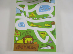 Cute Kawaii VHTF Vintage Rare Collectible Kamio Petanimaru Animals 4 x 6 Inch Notepad / Memo Pad - Stationery Designer Paper Collection