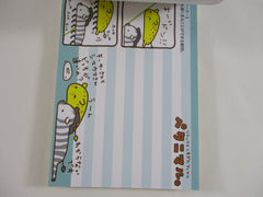 Cute Kawaii VHTF Vintage Rare Collectible Kamio Petanimaru Animals 4 x 6 Inch Notepad / Memo Pad - Stationery Designer Paper Collection