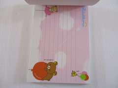 Rare ❤︎ Vintage *ੈ✩‧₊˚ Collectible ✿ Gift - Cute Kawaii San-X Rilakkuma Bear Clouds 4 x 6 Inch Notepad / Memo Pad - Stationery Designer Paper Collection 2009