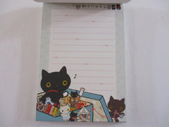 Rare ❤︎ Vintage *ੈ✩‧₊˚ Collectible ✿ Gift - Cute Kawaii San-X Kutusita Nyanko Cat 4 x 6 Inch Notepad / Memo Pad - Stationery Designer Paper Collection 2009