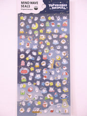 Cute Kawaii Mind Wave Ori Animal Yofukashi Blue Night Sky Dream Stars Ghost Sticker Sheet - for Journal Planner Craft Diary Gift Schedule