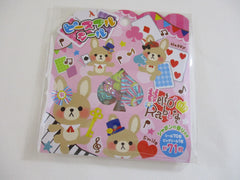 Cute Kawaii ⋆ ˚｡⋆୨୧˚ 🎈 (´｡• ◡ •｡`) ♡ VHTF Mind Wave Rabbit Lucky Cards Stickers Flake Sack - Rare Vintage
