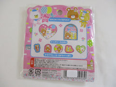 Cute Kawaii ⋆ ˚｡⋆୨୧˚ 🎈 (´｡• ◡ •｡`) ♡ VHTF Flower Bear Stickers Flake Sack - Rare Vintage