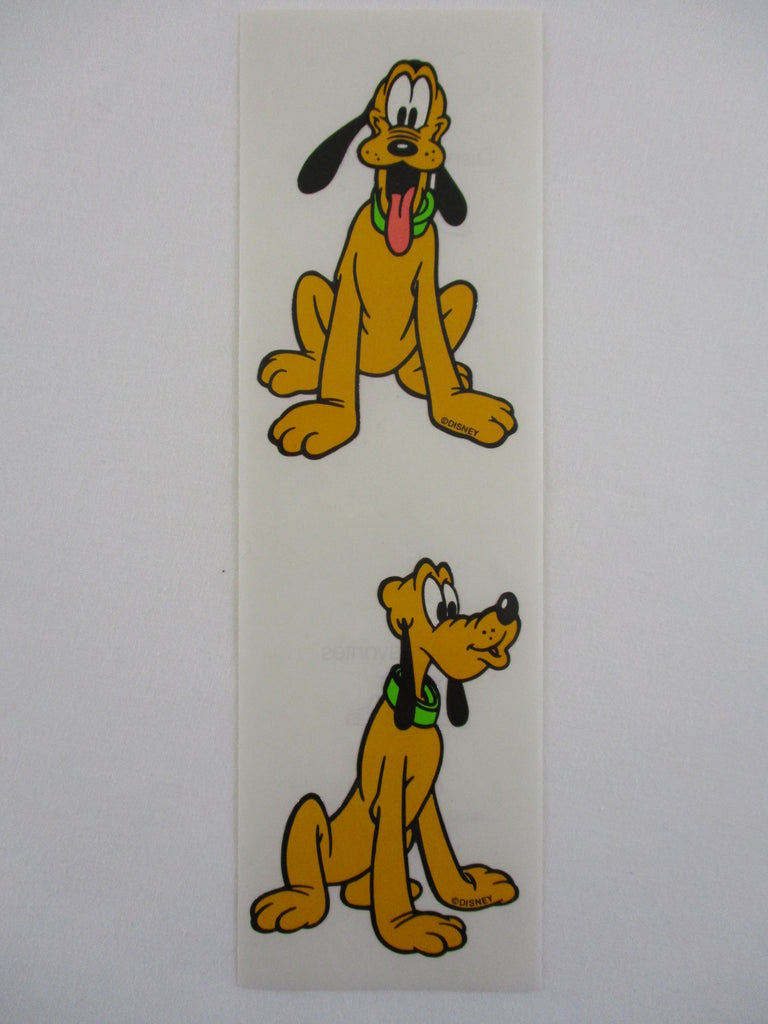 Mrs Grossman 2 x 6.5 Disney Favorites Pluto Sticker Sheet / Module - Vintage & Collectible