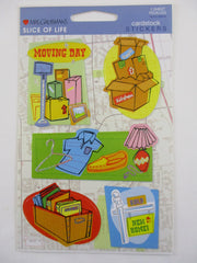 Mrs Grossman 4 x 6.5 Slice of Life - Moving Day Cardstock Sticker Sheet - Vintage & Collectible