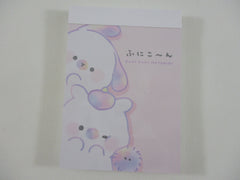 Cute Kawaii Crux Colorful Dog Unicorn Funi Motchiri Mini Notepad / Memo Pad - Stationery Designer Paper Collection