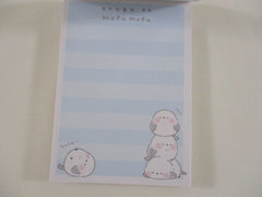 Cute Kawaii Kamio Birds mofu mofu Mini Notepad / Memo Pad - Stationery Designer Writing Paper Collection