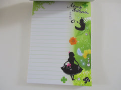 Cute Kawaii VHTF Vintage Collectible Kamio Alice Princess Fairy Tale 4 x 6 Inch Notepad / Memo Pad - Stationery Designer Paper Collection