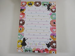 Cute Kawaii VHTF Vintage Collectible Q-lia Alice Fairy Tale Dream 4 x 6 Inch Notepad / Memo Pad - Stationery Designer Paper Collection