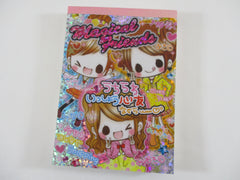 Cute Kawaii VHTF Vintage Collectible Kamio Magical Girl Friends 4 x 6 Inch Notepad / Memo Pad - Stationery Designer Paper Collection