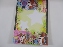 Cute Kawaii VHTF Vintage Collectible Kamio Magical Girl Friends 4 x 6 Inch Notepad / Memo Pad - Stationery Designer Paper Collection