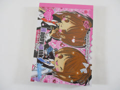 Cute Kawaii VHTF Vintage Collectible Crux Happy Pink Girl Friends 4 x 6 Inch Notepad / Memo Pad - Stationery Designer Paper Collection