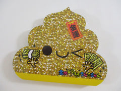 Cute Kawaii VHTF Vintage Collectible Kamio Unko Poop 4 x 4 Inch diecut Notepad / Memo Pad - Stationery Designer Paper Collection