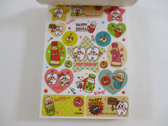 Cute Kawaii VHTF Vintage Collectible Kamio Happy Dental 4 x 6 Inch Notepad / Memo Pad - Stationery Designer Paper Collection