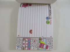 Cute Kawaii VHTF Vintage Collectible Kamio Happy Dental 4 x 6 Inch Notepad / Memo Pad - Stationery Designer Paper Collection