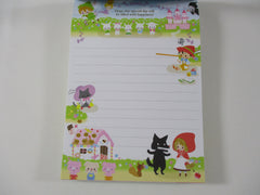 Cute Kawaii VHTF Vintage Collectible Kamio Fairy Tale World 4 x 6 Inch Notepad / Memo Pad - Stationery Designer Paper Collection