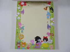 Cute Kawaii VHTF Vintage Collectible Kamio Fairy Tale World 4 x 6 Inch Notepad / Memo Pad - Stationery Designer Paper Collection
