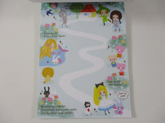 Cute Kawaii VHTF Vintage Collectible Kamio Fairy Tale World 4 x 6 Inch Notepad / Memo Pad - Stationery Designer Paper Collection