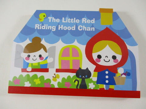 Cute Kawaii VHTF Vintage Collectible Kamio Red Riding Hood Die cut 4 x 6 Inch Notepad / Memo Pad - Stationery Designer Paper Collection