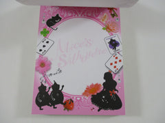 Cute Kawaii VHTF Vintage Collectible Kamio Alice Princess Fairy Tale 4 x 6 Inch Notepad / Memo Pad - Stationery Designer Paper Collection