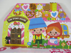 Cute Kawaii VHTF Vintage Collectible Kamio Story House Die cut 4 x 6 Inch Notepad / Memo Pad - Stationery Designer Paper Collection