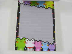 Cute Kawaii VHTF Vintage Collectible Q-lia Frog 4 x 6 Inch Notepad / Memo Pad - Stationery Designer Paper Collection