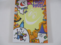 Cute Kawaii VHTF Vintage Collectible Kamio Funny Ghost Halloween 4 x 6 Inch Notepad / Memo Pad - Stationery Designer Paper Collection