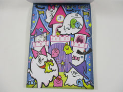 Cute Kawaii VHTF Vintage Collectible Kamio Funny Ghost Halloween 4 x 6 Inch Notepad / Memo Pad - Stationery Designer Paper Collection