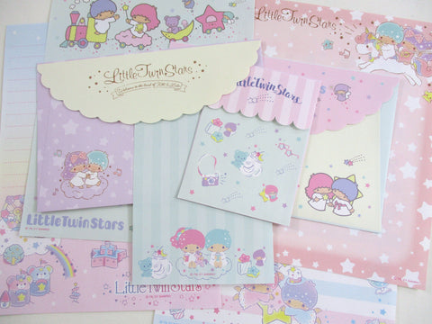 Cute Kawaii Little Twin Stars 2021 - Penpal Stationery Writing Paper Envelope Preowned