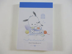 Cute Kawaii Kamio Sanrio Pochacco Dog nuizukuri Mini Notepad / Memo Pad - C - Stationery Designer Paper Collection