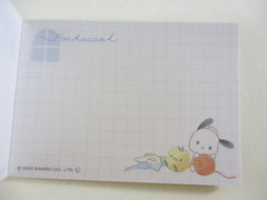 Cute Kawaii Kamio Sanrio Pochacco Dog nuizukuri Mini Notepad / Memo Pad - C - Stationery Designer Paper Collection