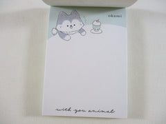 Cute Kawaii Kamio Dog okami Mini Notepad / Memo Pad - Stationery Designer Paper Collection