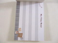 Cute Kawaii Kamio My Tiny Bear Mini Notepad / Memo Pad - Stationery Designer Paper Collection