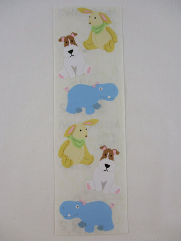 Mrs Grossman Stuffed Animals Sticker Sheet / Module - Vintage & Collectible